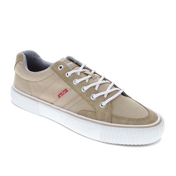 Levi's Mens Turner CZ Canvas and Vegan Synthetic Leather Casual LaceUp