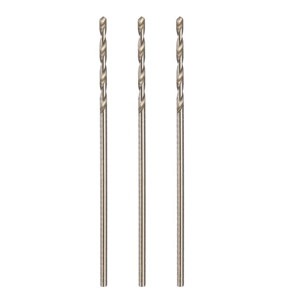 Uxcell 3 Pack 1/32" Brocas de Cobalto, Broca de Acero de Alta Velocidad para Metal y Plástico