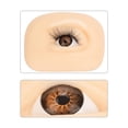 thumbnail image 4 of Herramienta de entrenamiento de sombra de ojos, modelos de cosméticos faciales, accesorio de práctica, modelo de tablero de práctica de Ayudas para vestirse con gancho de botón Lado izquierdo Seitruly CE014517-01, 4 of 6
