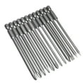 thumbnail image 3 of HGYCPP 12pcs/set Alloy Steel S2 Slotted Phillips Screwdriver Drill Bits Magnetic Head 100mm Extra Long, 3 of 7