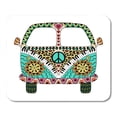 thumbnail image 1 of SIDONKU Hippie Vintage Car Mini Van in Zentangle for Adult Mousepad Mouse Pad Mouse Mat 9x10 inch, 1 of 1