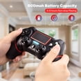thumbnail image 3 of Open Box VidPPluing Wireless Controller for PS4 with 6-Axis Motion Sensor - Black/Red, 3 of 6