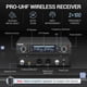 thumbnail image 5 of Sistema de micrófono inalámbrico TONOR TW750 2x100 UHF recargable, 5 of 9