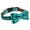 blue green, variant on Dog and Cat collars with detachable adjustable bow ties, gentlemanly,