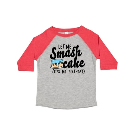 

Inktastic Let Me Smash Cake Its My Birthday Gift Toddler Boy Girl T-Shirt