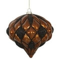 thumbnail image 7 of Vickerman 5.7" Red and White Matte/Glitter Diamond Onion Christmas Ornament, 7 of 7