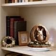 thumbnail image 5 of HuiXinOu 2D Printed Acrylic Easter Bunny Decoration, Flat Tabletop Ornament for Home Office Desk Bookshelf Spring Decor, 5 of 6