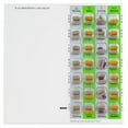 thumbnail image 2 of Pill Thing Weekly XL Cold Seal Pharmacy Blister Tray Organizer for 4X a Day Pills, 100 Pack, 2 of 9