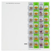 Pill Thing Weekly XL Cold Seal Pharmacy Blister Tray Organizer for 4X a Day Pills, 100 Pack