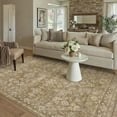 thumbnail image 4 of BERTHMEER 6'x9' Vintage Area Rugs for Living Room Beige Rugs for Bedroom Kitchen Non Slip Washable Carpets Office Farmhouse Dorm Dining Room Oriental Traditional Distressed Rugs, 4 of 8
