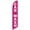 Magenta, variant on Cobb Promo Car Wash Magenta Advertising Feather Flag 12ft - Replacement Flag Only Without Poleset