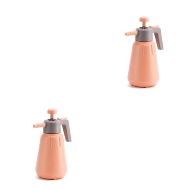 Matsuzay Pulverizador de agua a presión de mano de 2L planta señor pulverizadores de desinfección botella de spray regadera riego interior 2l 2L/Rosa 2piezas