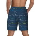 thumbnail image 4 of Haiem Shark Mens Swim Trunks with Compression Liner 2 in 1 Swimming Shorts Stretch Swimwear Quick Dry,Board Shorts-X-Large, 4 of 9