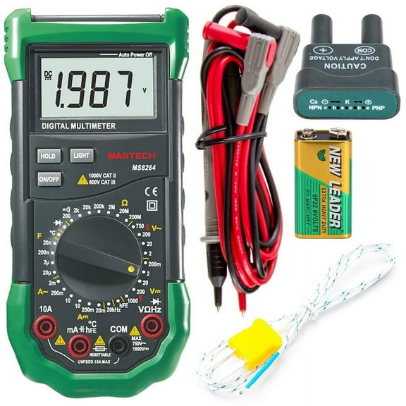 Mastech MS8264 30-Range Digital Multimeter with Temperature Measurement