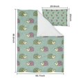 thumbnail image 5 of Hedgehog Pattern Duvet Cover and Pillowcase Set for Single Bedding, Bedroom Accessories for Kids Teens, 5 of 5