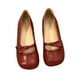thumbnail image 1 of Zapatos planos con lazo para mujer,Zapatos planos con lazo para mujer Zapatos de mujer Zapatos planos con lazo de PU Multifuncional, 1 of 8