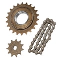 thumbnail image 2 of Ensemble de Chaîne de Pignons de Vélo Électrique, Forgeage Processus Multi-Usages Kit de Conversion de Chaîne de Vélo Pièces de Rechange de Transfert de Puissance Maximale pour la Torsion de Voiture, 2 of 8