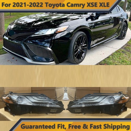 Full LED Headlights Assembly for 2021 2022 Toyota Camry XSE XLE Left Right Pair