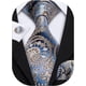 thumbnail image 2 of Paisley Tie Fashion Set Hanky Gemelos Corbatas para hombres Seda tejida, 2 of 4