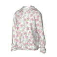 thumbnail image 2 of Fotbe Floral Men's Women's UPF 50+ Sun Protection Jacket Hooded Cooling Shirt with Pockets Hiking Outdoor Performance-, 2 of 8