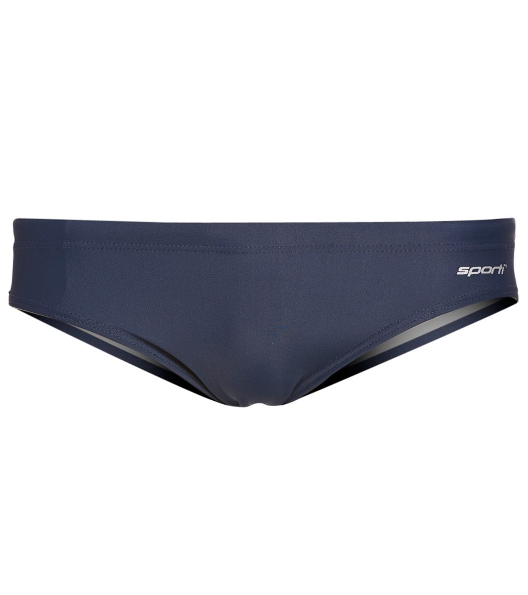 sporti solid swim euro brief swimsuit