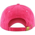thumbnail image 5 of Classic Washed Solid Cotton Dad Hat Adjustable Baseball Cap Polo Style, 5 of 7