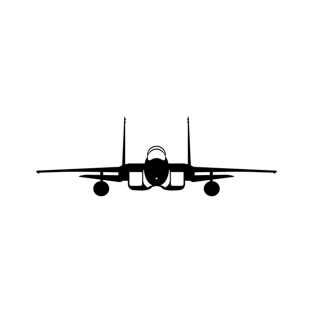 F-15 Eagle Sticker Decal Die Cut - Self Adhesive Vinyl - Weatherproof - Made in USA - Many Color and Sizes - f15 tactical fighter