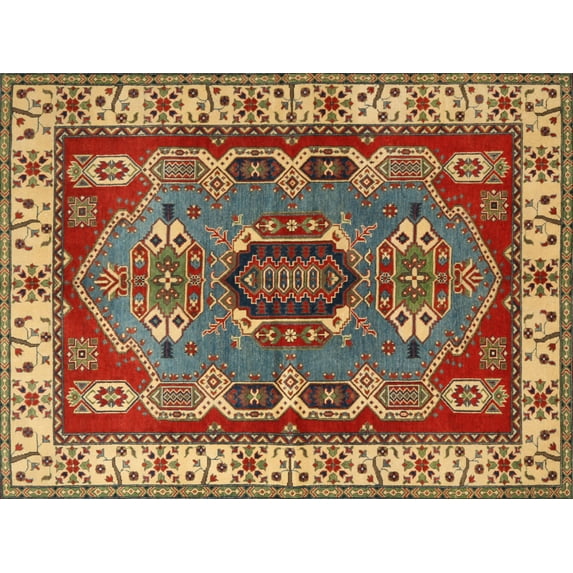 Ahgly Company Indoor Rectangle Traditional Fire Brick Red Geometric Area Rugs, Swatch Sample