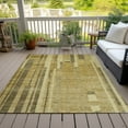 thumbnail image 6 of Addison Rugs Chantille Indoor/Outdoor Transitional Stripes Gold Washable Rectangle Rug, 10' x 14', 6 of 6