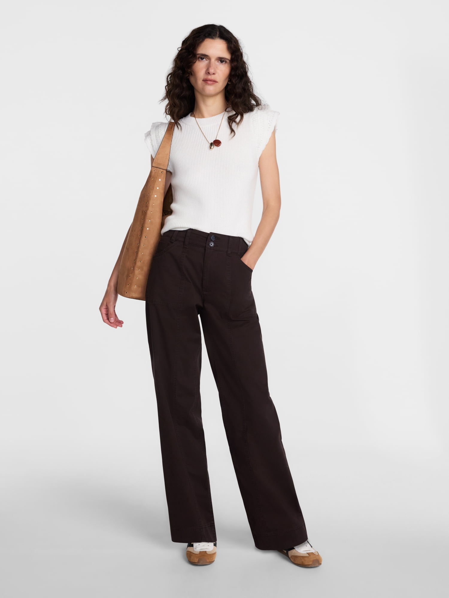 Scenario Women's Wide Leg Utility Pants, 31" Inseam, Sizes 0-20