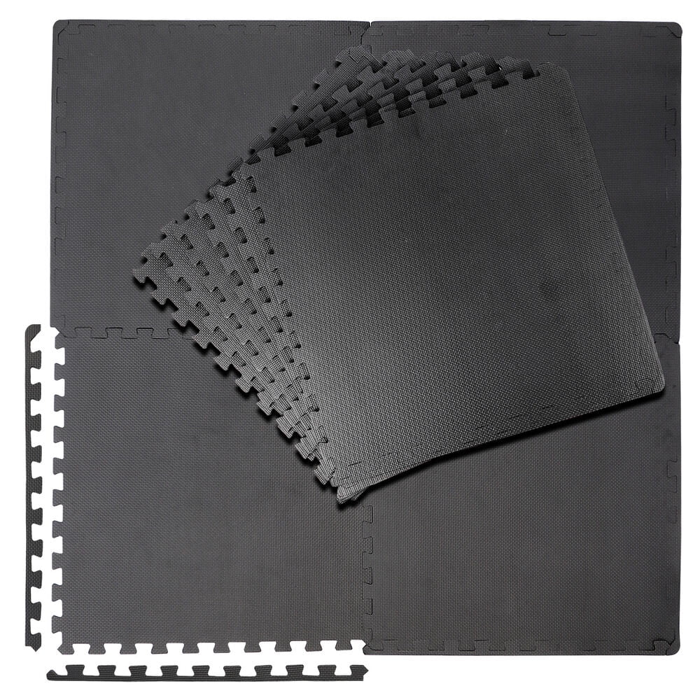 24PCS EVA Foam Mat Interlocking Floor Mat Equipment Mats Durable Yoga Mat Home