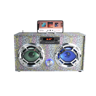 Studebaker Bluetooth Boombox with FM Radio, CD Player, 10 watts RMS Teal  SB2145TE - Best Buy