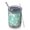 Turquoise Daisy Flower, variant on 12oz Tumblers Turquoise Daisy Flower Floral Pattern Vacuum Insulated Stainless Steel Travel Tumbler Cups Mug with Lid and Straw for Beer,Coffee,Beverages with Cleaning Brush for Cold & Hot Drinks