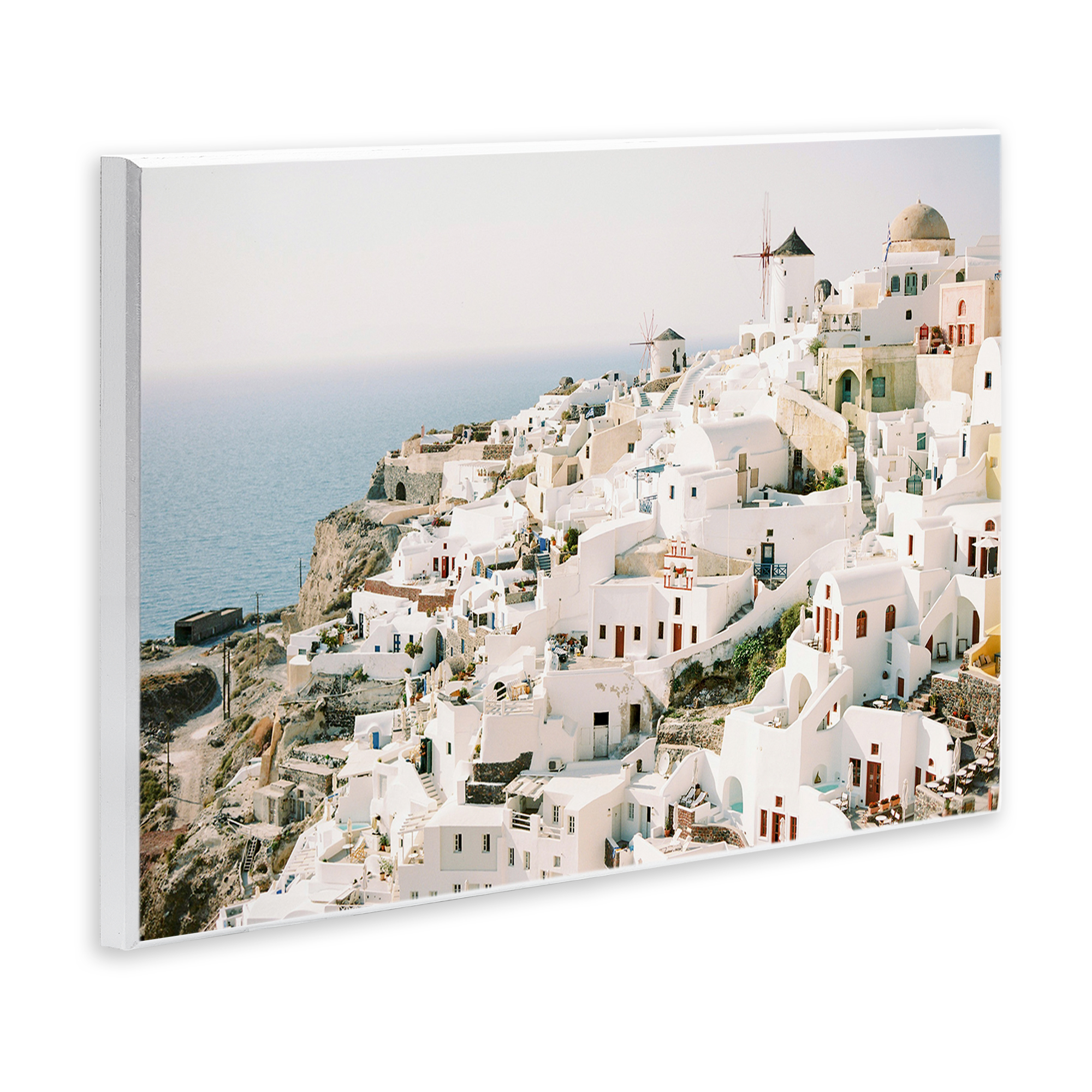 Stupell Industries European Seaside City Town & City Photography Unframed Art Print Wall Art, 15 x 10