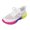 White, variant on NOKIO Men's Walking Shoes Summer Non-S𝗅ip Tennis Running Shoes Fashion Colorful 𝖫a𝖼e Up Sneakers Lightweight Breathable Knit Sport Shoes Soft Cushion Sole We𝖽ge Shoes for Training Jogging
