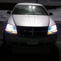 For Dodge Avenger Bright White Replacement Light Bulbs for Headlamps Headlights Head Lamps Lights