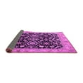 thumbnail image 2 of Ahgly Company Indoor Round Persian Purple Traditional Area Rugs, 6' Round, 2 of 4