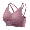 thumbnail image 3 of PEASKJP Soutien-Gorge Sans Armatures en Coton Extensible Confort Extrême, Violet TG, 3 of 4