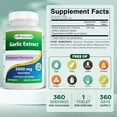 thumbnail image 3 of (3 pack) Best Naturals Garlic Extract 5000 mg Equivalent Per Serving- 360 Tablets, 3 of 8