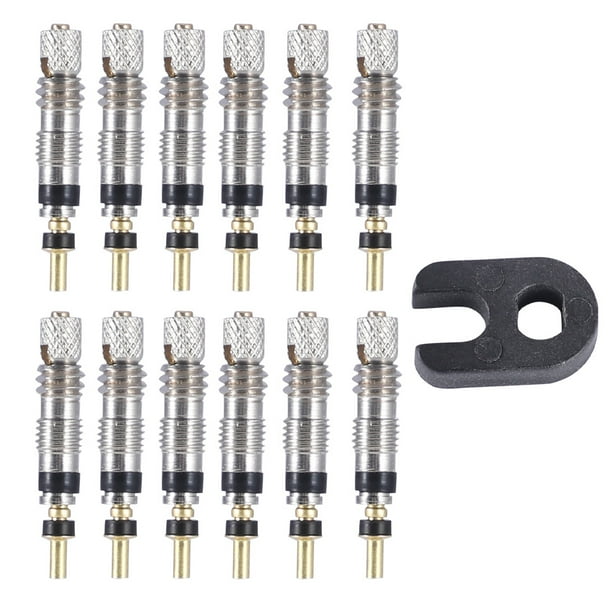yingyy Air Valve Core Mountain Bike Tire Valve Core Repair mountain bike tire valve core Kit with Tool Bicycle Accessory 12pcs Walmart