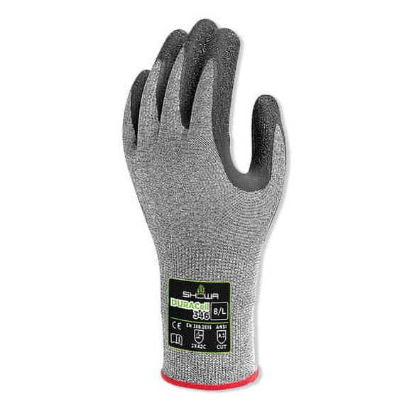 Showa Coated Gloves,Gray,M,PR 346M-07