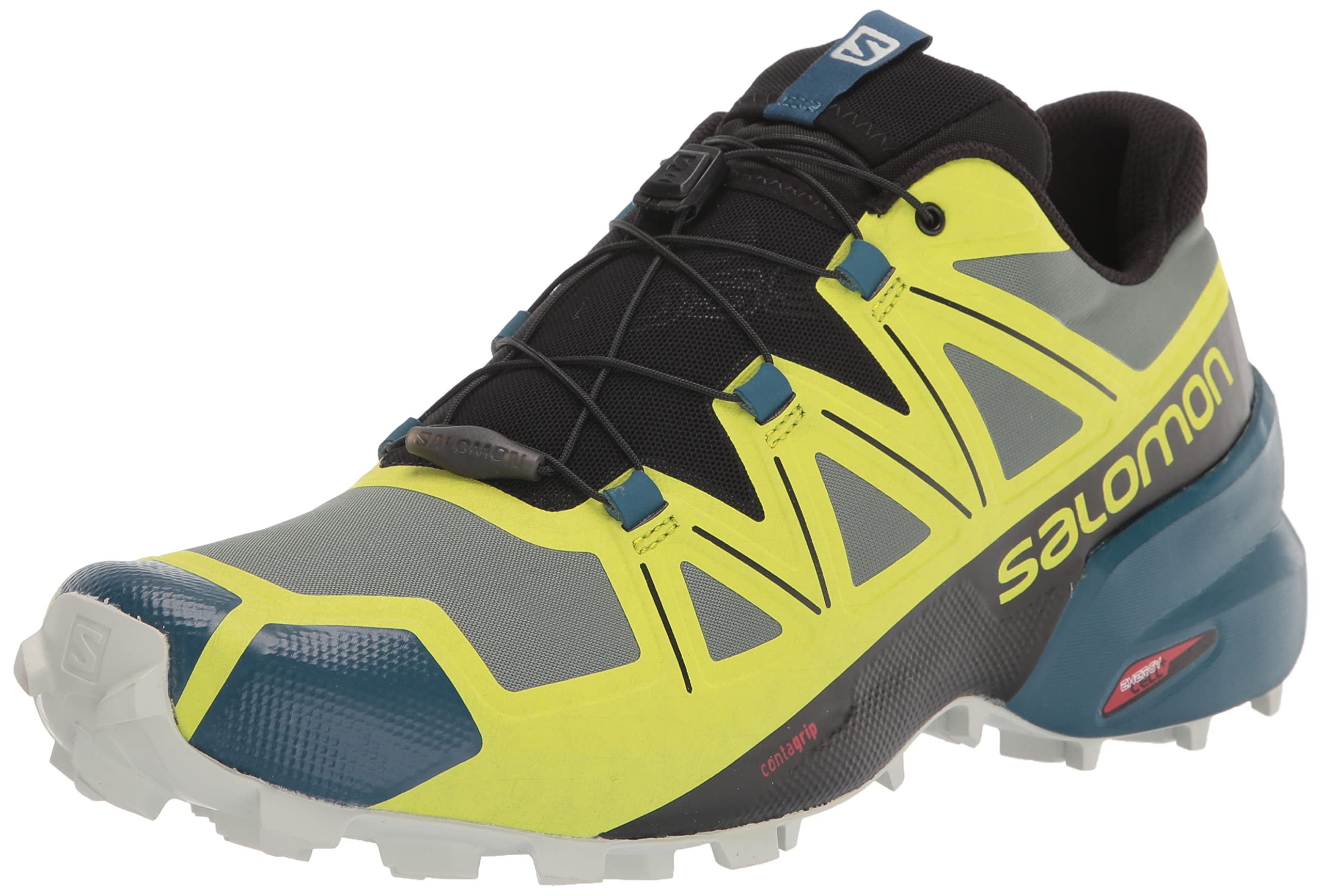 Salomon Speedcross 5 Trail Running Shoes for Men, Duck Green/Black/Evening  Primrose, 8.5 | Walmart Canada