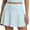 Light Blue, variant on BUWTTER Womens Skirts Pleated Tennis High Waisted Skorts Control with Shorts Pockets Lightweight Black Skirt L