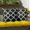 thumbnail image 4 of Lencenser 18" x 18" Black Polyester Throw Decorative Pillow Cover, Waterproof (2 Count), 4 of 6