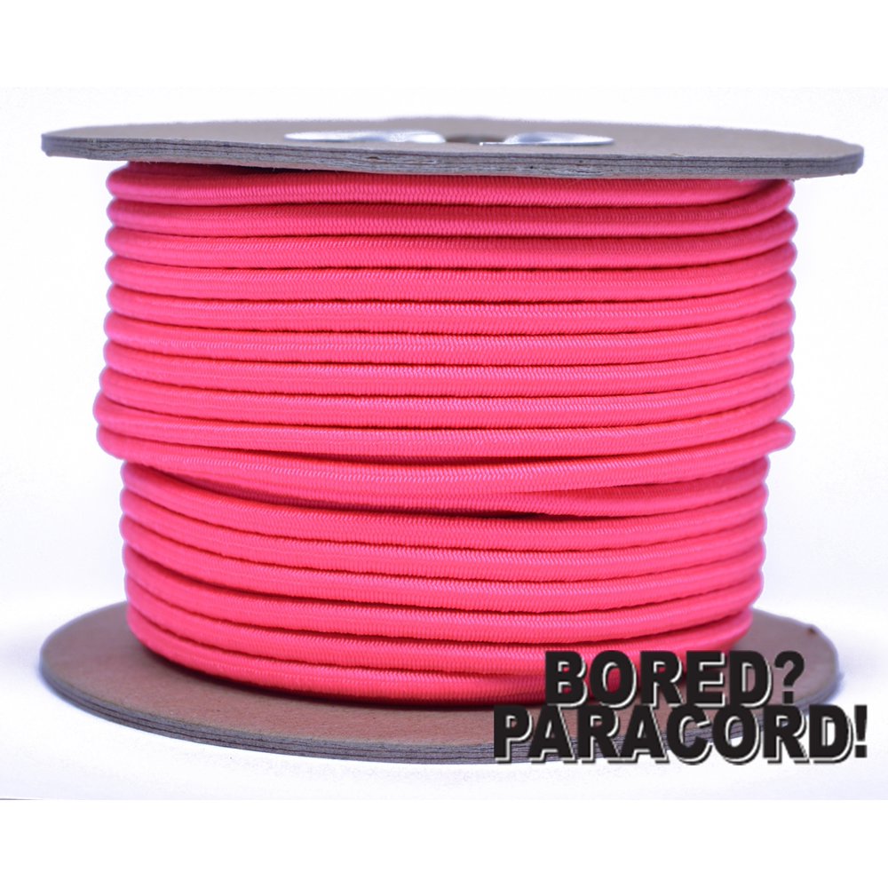 Think Pink Shock Cord 100 Feet Marine Grade Shock Bungee Cord USA