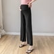 thumbnail image 4 of Pantalones de mujer embarazada Pantalones de pierna ancha de primavera y otoño Pantalones Leggings de verano Pantalones de casa finos y sueltos para embarazadas, 4 of 5