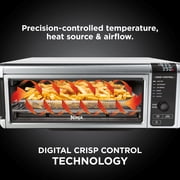 Ninja Foodi 6-in-1 9-Slice Countertop Toaster Oven, Air Fryer, Bake w/ Digital Crisp Control Technology, SP080 Stainless Steel