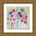 thumbnail image 1 of Schmitt, Carrie 20x20 Gold Ornate Wood Framed with Double Matting Museum Art Print Titled - Artists Bouquet, 1 of 4