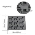 thumbnail image 2 of Cartoon Silicone Ice Checker Animal Shape Silicone Ice Tray 9 Link Ice Block Chocolate Mold for Kids Party Kitchen Baking Reusable Pop Out Set of Frozen Treats Fun Mold Maker, 2 of 8