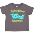 thumbnail image 3 of Inktastic My Sister loves me- cute narwhal Boys or Girls Toddler T-Shirt, 3 of 5